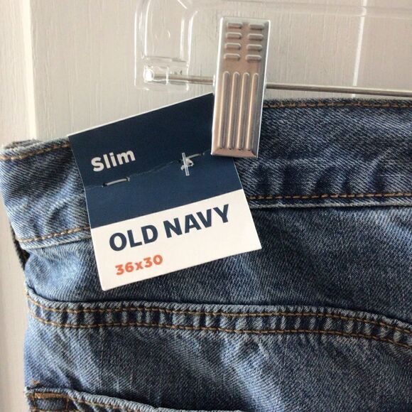 Mens Old Navy Slim Medium Wash‎ Jeans 36 - Picture 3 of 7